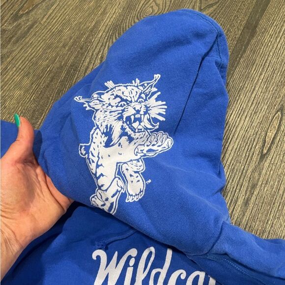 Nike Womens Sweatshirt Hoodie Wildcats University of Kentucky Blue Size S - Picture 8 of 12